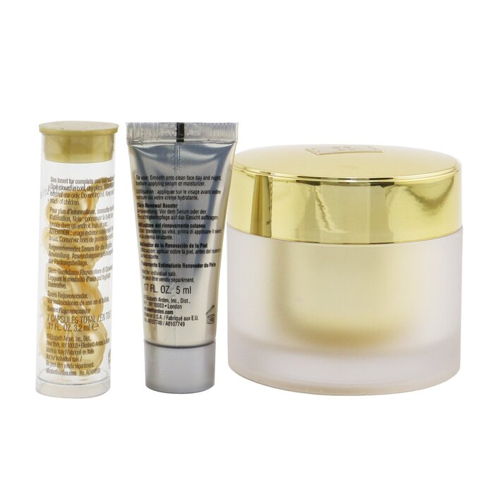 Elizabeth Arden Ceramide Lift & Firm Youth-Restoring Solutions סט: Day Cream SPF 30 50ml+ Advanced Serum 7caps+ Superstart Booster 5ml 3pcsProduct Thumbnail