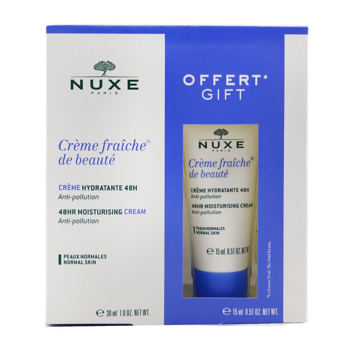 Nuxe Zestaw upominkowy Creme Fraiche De Beaute 48HR Krem nawilżający - Do cery normalnej 30ml+15mlProduct Thumbnail