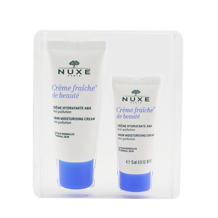 Nuxe Подаръчен комплект хидратиращ крем Creme Fraiche De Beaute 48HR - за нормална кожа 30ml+15mlProduct Thumbnail