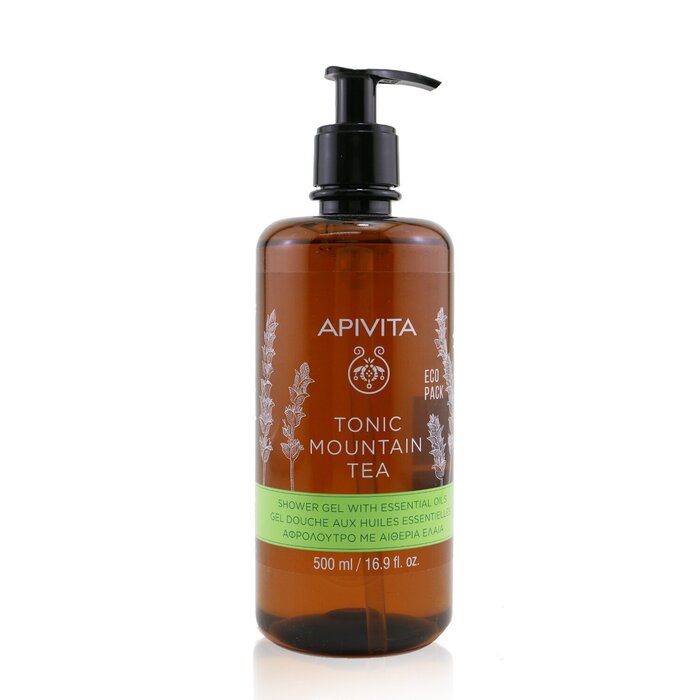 Apivita Tonic Mountain Tea Shower Gel With Essential Oils - Ecopack 500ml/16.9ozProduct Thumbnail