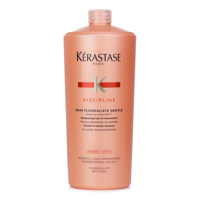 Kerastase Discipline Bain Fluidealiste Smooth-In-Motion Zərif Şampun (İtaətsiz, Həddindən artıq işlənmiş Saçlar üçün) 1000ml/3.4ozProduct Thumbnail