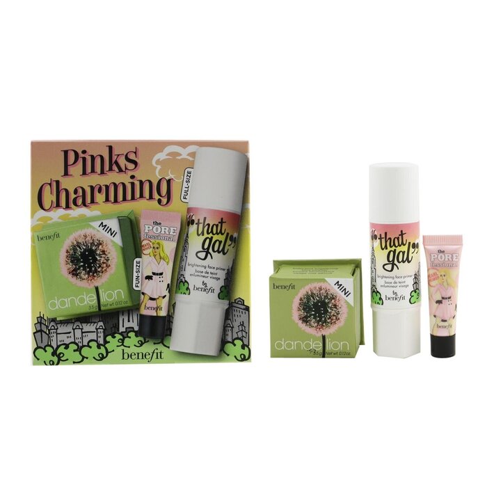 Benefit 貝玲妃  Pinks Charming Set (1x That Gal Primer, 1x Mini The Porefessional Pearl Primer, 1x Mini Face Powder) 3pcsProduct Thumbnail