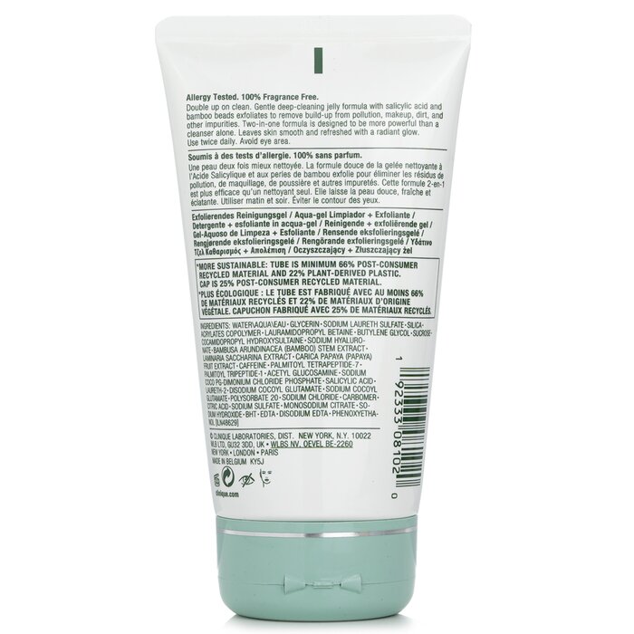 Clinique All About Clean 2-In-1 Cleansing + Exfoliating Jelly 150ml/5ozProduct Thumbnail