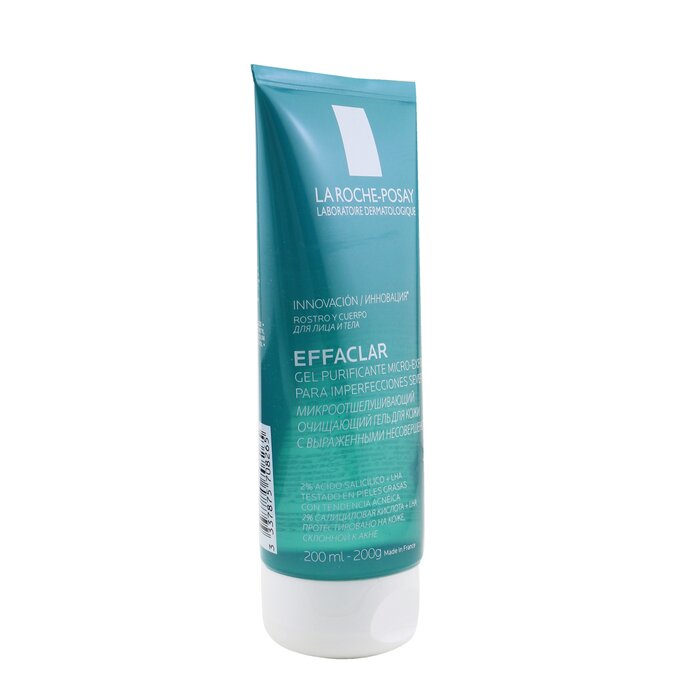 La Roche Posay Effaclar Micro-Peeling Purifying Gel - For Acne-Prone Skin ג'ל פילינג לעור עם נטיה לאקנה 200ml/6.7ozProduct Thumbnail