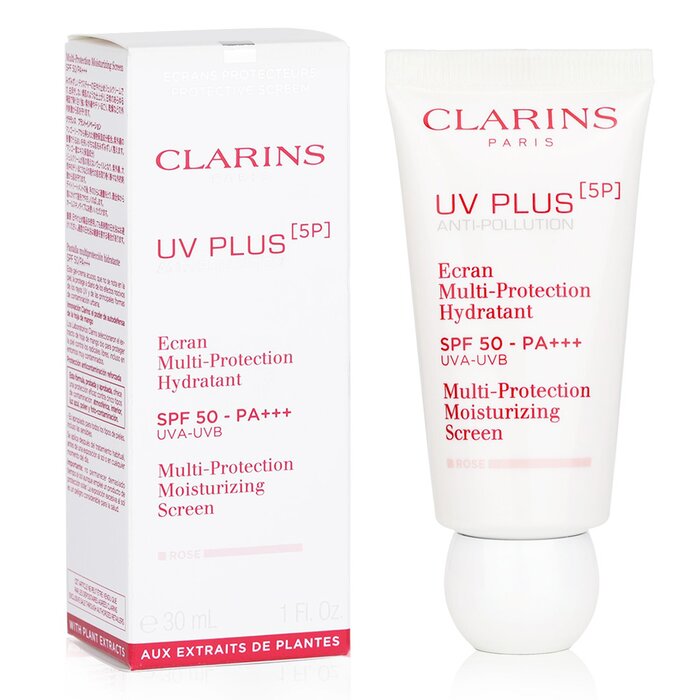Clarins UV Plus [5P] Anti-Pollution Multi-Protection Moisturizing Screen SPF 50 - Rose  30ml/1ozProduct Thumbnail