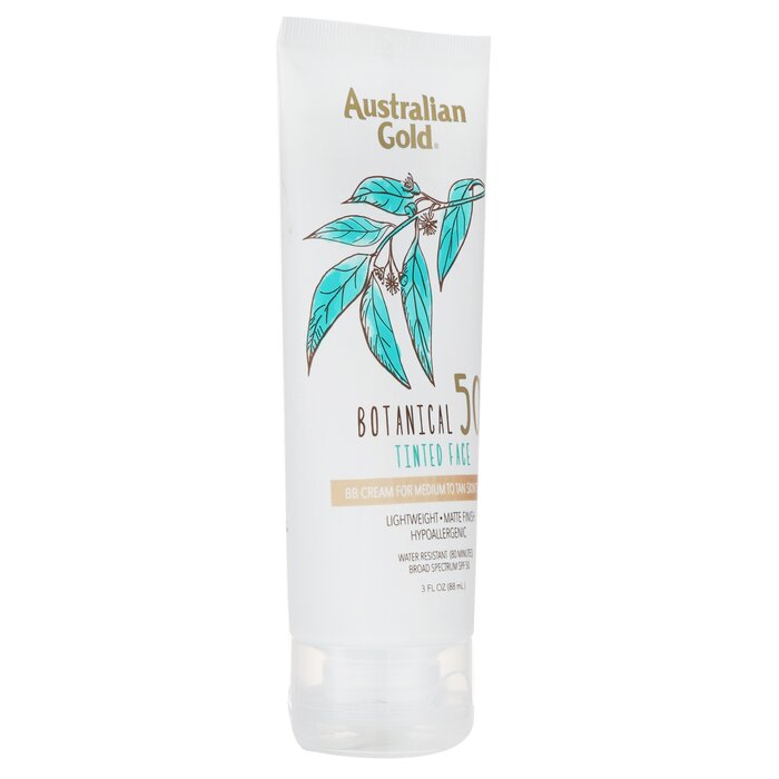 Australian Gold Botanical Sunscreen SPF 50 Tinted Face BB Cream - Medium to Tan 89ml/3ozProduct Thumbnail
