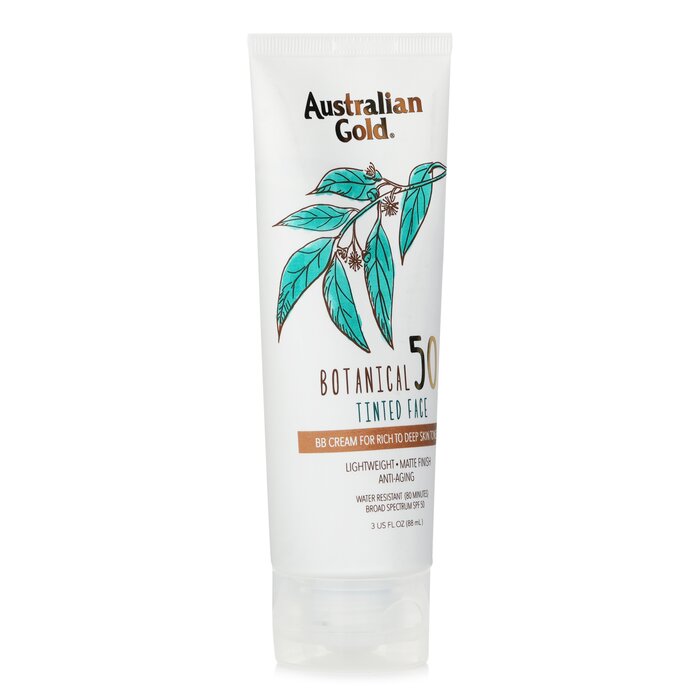 Australian Gold Botanical Sunscreen SPF 50 Tinted Face BB Cream - Rich to Deep 89ml/3ozProduct Thumbnail