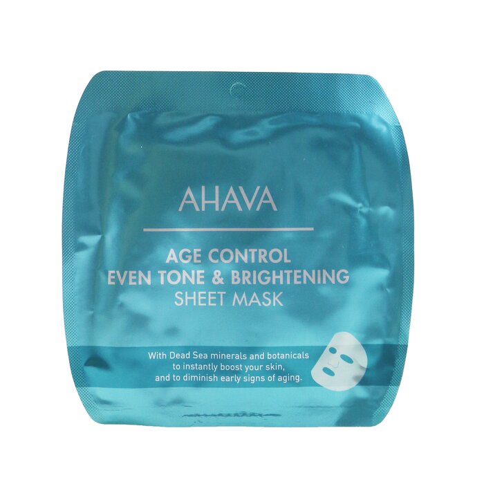 Ahava Age Control Even Tone & Brightening Sheet Mask 1sheetProduct Thumbnail