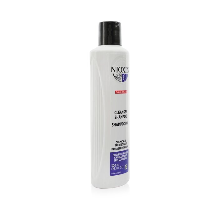Nioxin System 6 Cleanser For Chemically Treated, Progressed Thinning Hair קלינסר עבור שיער מעובד, נשירה מתקדמת 300ml/10.1ozProduct Thumbnail