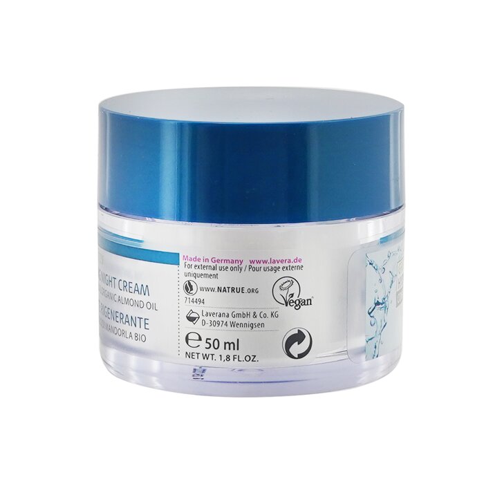 Lavera Basis Sensitiv Regenerating Night Cream - Organic Aloe Vera & Organic Almond Oil (For All Skin Types) (Exp. Date 09/2021) 50ml/1.6ozProduct Thumbnail