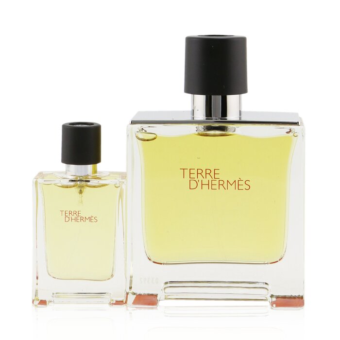 Hermes Terre D'Hermes Pure Parfum Coffret: Pure Parfum Spray 75ml/2,53oz + Pure Parfum Spray 12,5ml/0,42oz 2pcsProduct Thumbnail