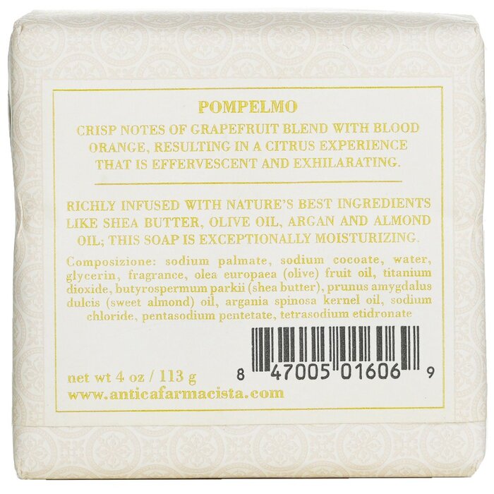 Antica Farmacista Bar Soap - Grapefruit 113g/4ozProduct Thumbnail