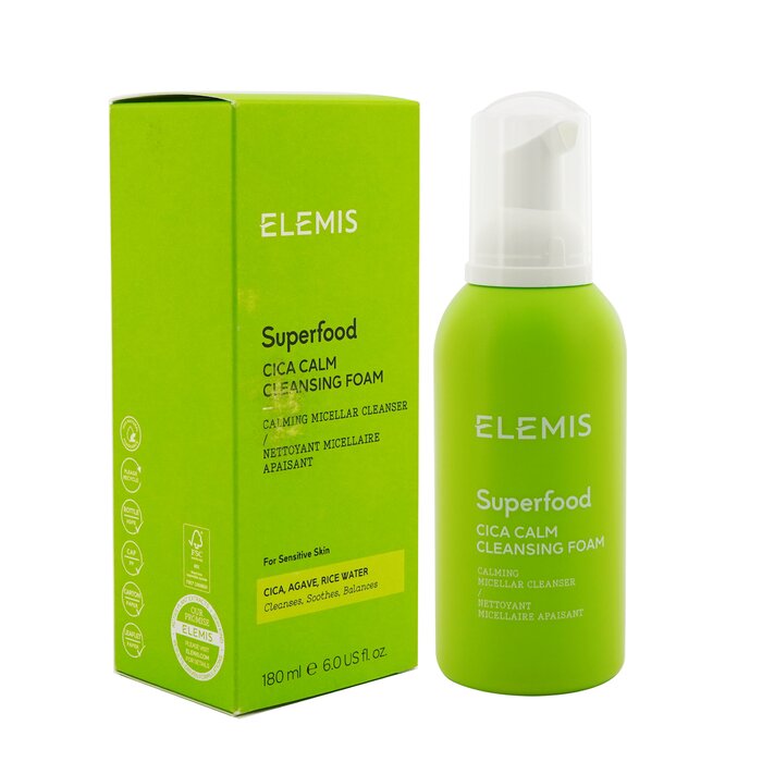 艾丽美  Elemis Superfood Cica Calm Cleansing Foam - For Sensitive Skin (Box Slightly Damaged) 180ml/6ozProduct Thumbnail