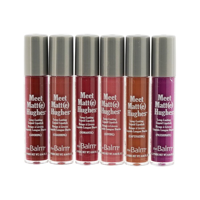 TheBalm 美妝幫  Meet Matt(e) Hughes 6 Mini Long Lasting Liquid Lipsticks Kit 6x1.2ml/0.04ozProduct Thumbnail