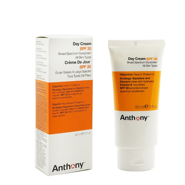 Anthony 安東尼  Logistics For Men Day Cream SPF 30 (Exp. Date 07/2021) 90ml/3ozProduct Thumbnail