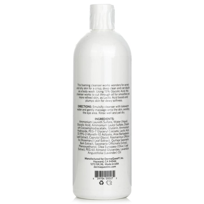 DermaQuest Advanced Therapy Glyco Gel Cleanser ג'ל קלינסר (גודל מכון) 453.6g/16ozProduct Thumbnail