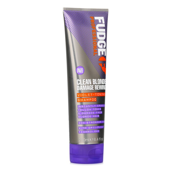 Fudge Clean Blonde Damage Rewind Violet-Toning Shampoo 250ml/8.4ozProduct Thumbnail
