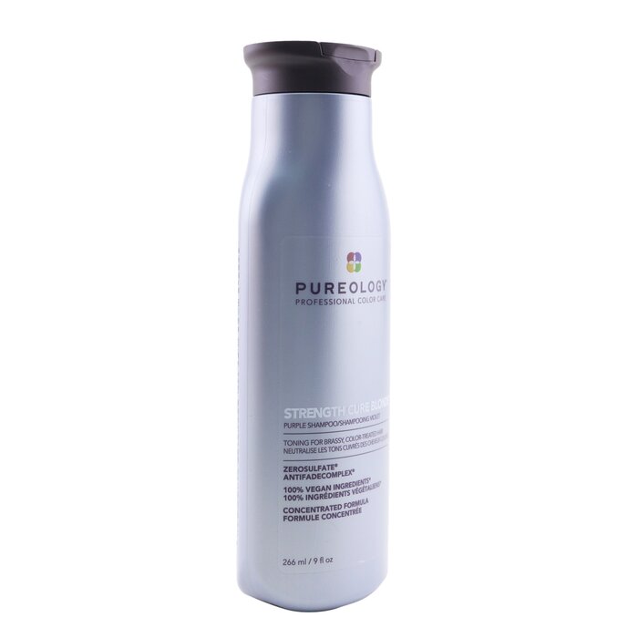 Pureology Strength Cure Blonde Purple Shampoo (Toning For Brassy, Colour-Treated Hair) 266ml/9ozProduct Thumbnail
