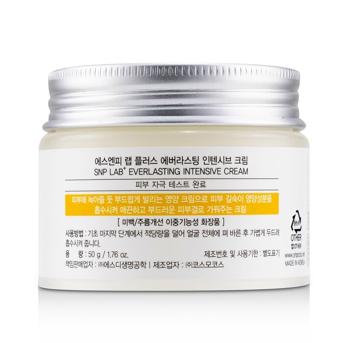 SNP Lab+ Everlasting Intensive Cream - Nutrition & Moisture (For All Skin Types) (Exp. Date: 11/2021) 50g/1.76ozProduct Thumbnail