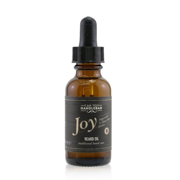 キャンユー ハンドルバー Can You Handlebar Beard Oil - Joy (Peppermint & Clary Sage Aroma) (Exp. Date: 11/2021) 30ml/1ozProduct Thumbnail