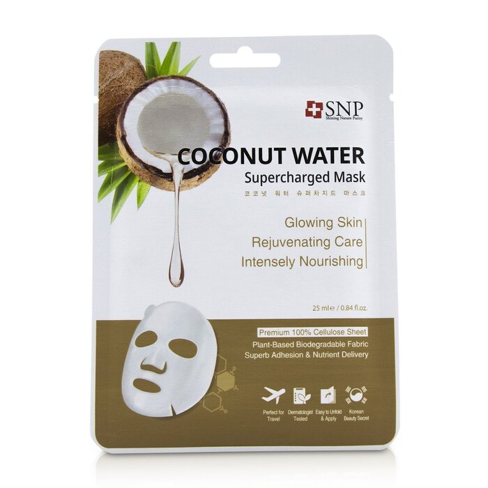 SNP Coconut Water Supercharged Mask (Nourishing Shine) (Exp. Date: 08/2021) 10x25ml/0.84ozProduct Thumbnail