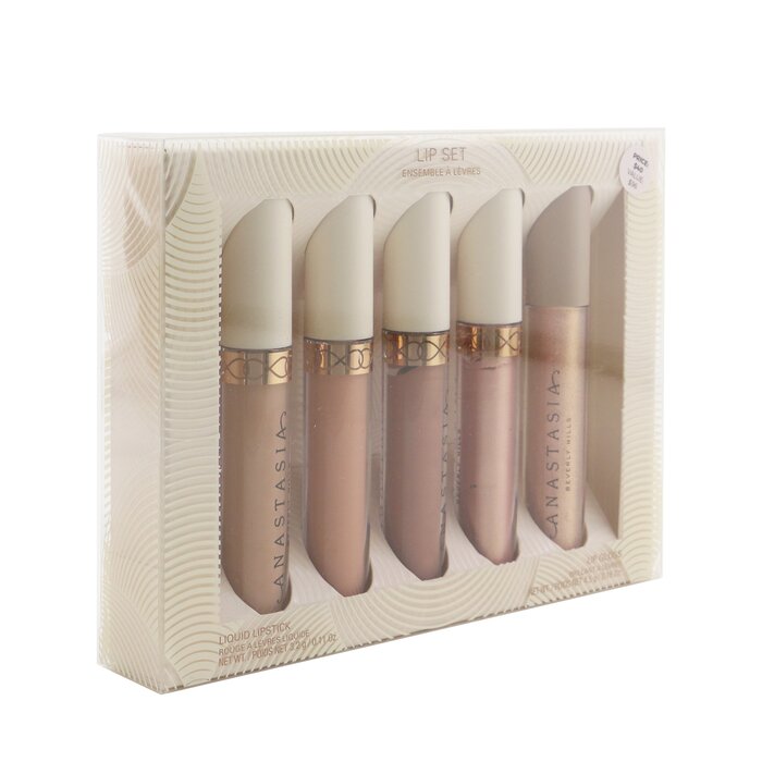 Anastasia Beverly Hills Undressed Lip Set (1x Lip Gloss, 4x Liquid Lipstick) 5pcsProduct Thumbnail