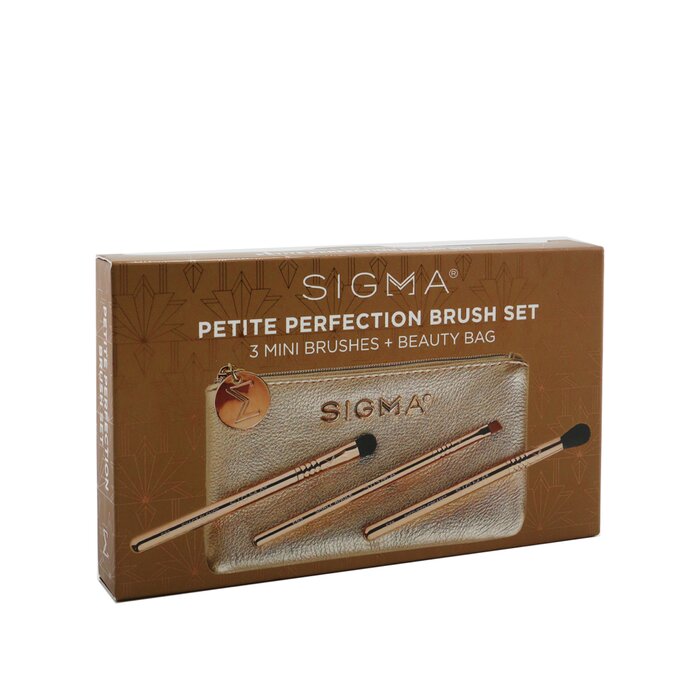 西格玛  Sigma Beauty Petite Perfection Brush Set (3x Mini Brushes, 1x Bag) 3pcs+1bagProduct Thumbnail