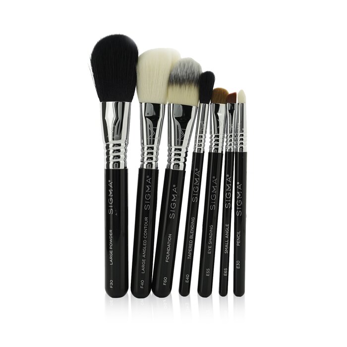 西格玛  Sigma Beauty Essential Travel Brush Set (7x Brushes, 1x Brush Cup) 7pcs+Brush CupProduct Thumbnail