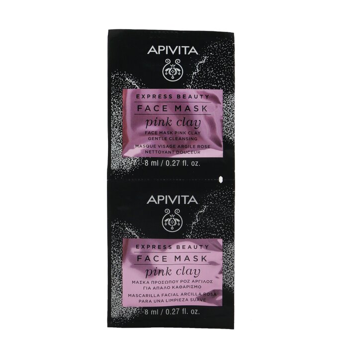 Apivita Express Beauty Face Mask with Pink Clay (Gentle Cleansing) - Box Slightly Damaged 6x(2x8ml)Product Thumbnail