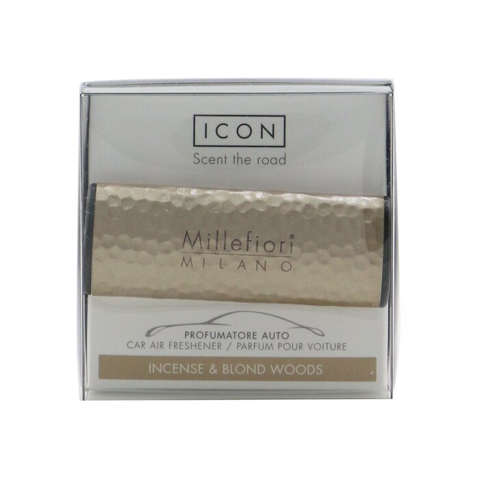 Millefiori Icon Metal Shades Ambientador de Carro - Incense & Blond Woods 1pcProduct Thumbnail