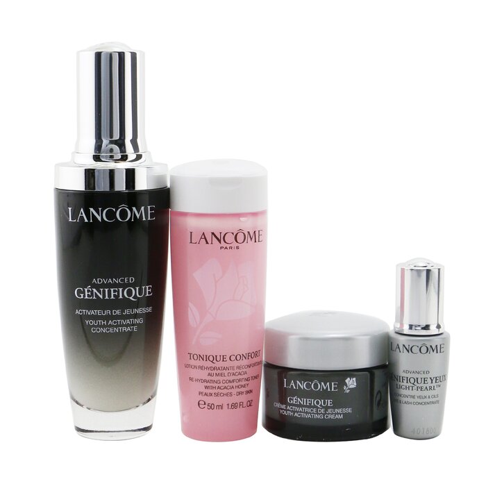 Lancome My Youthful Radiance Routine Set: Genifique Advanced 50ml + Tonique Confort 50ml + Eye Serum 5ml + Day Cream 15ml 4pcsProduct Thumbnail