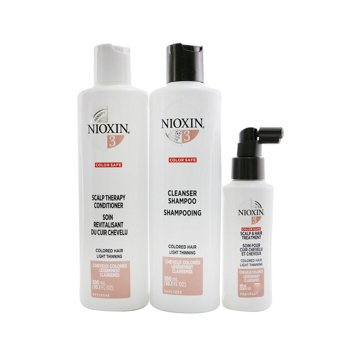Nioxin 理安善  3D Care System Kit 3 - For Colored Hair, Light Thinning, Balanced Moisture (Unboxed) 3pcsProduct Thumbnail