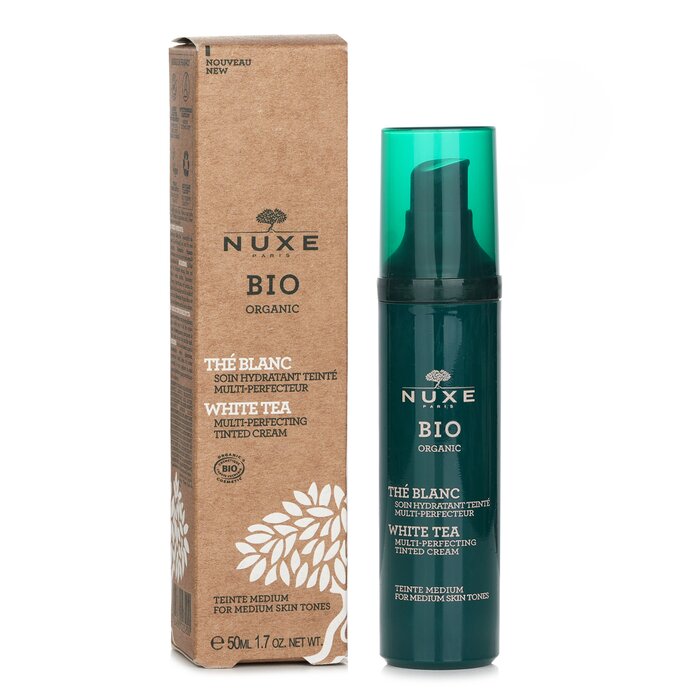 Nuxe Bio Organic White Tea Crema Con Tinte Multi-Perfeccionante - Tonos de Piel Medios 50ml/1.7ozProduct Thumbnail