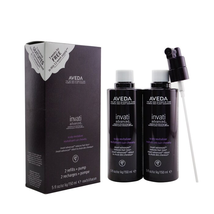 Aveda Invati Advanced Scalp Revitalizer - Solutions For Thinning Hair (2 Refills + Pump) 2x150mlProduct Thumbnail