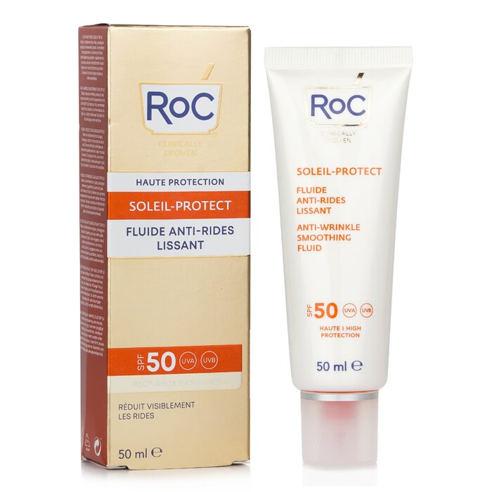 ROC Soleil-Protect Fluido Suavizante Anti-Arrugas SPF 50 UVA & UVB (Visiblemente Reduce Arrugas) 50ml/1.69ozProduct Thumbnail