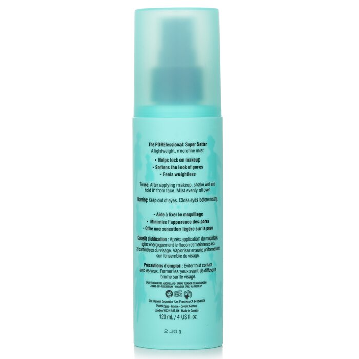 Benefit The Porefessional Super Setter Spray Fijador de Maquillaje de Larga Duración 120ml/4ozProduct Thumbnail