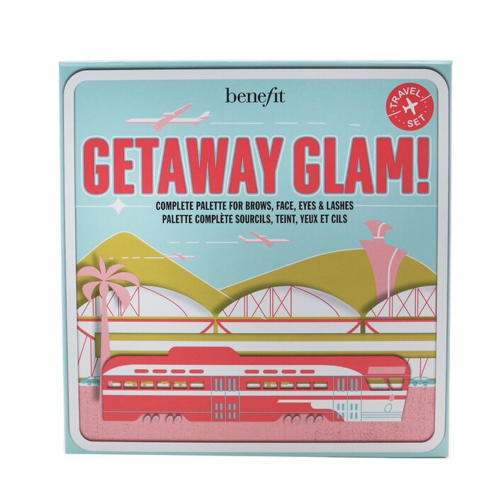 Benefit Getaway Glam Paleta Completa (Primer + Bronceador + Gel de Cejas + Iluminador + Máscara + Sombra de Ojos + 2x Aplicadores) Picture ColorProduct Thumbnail