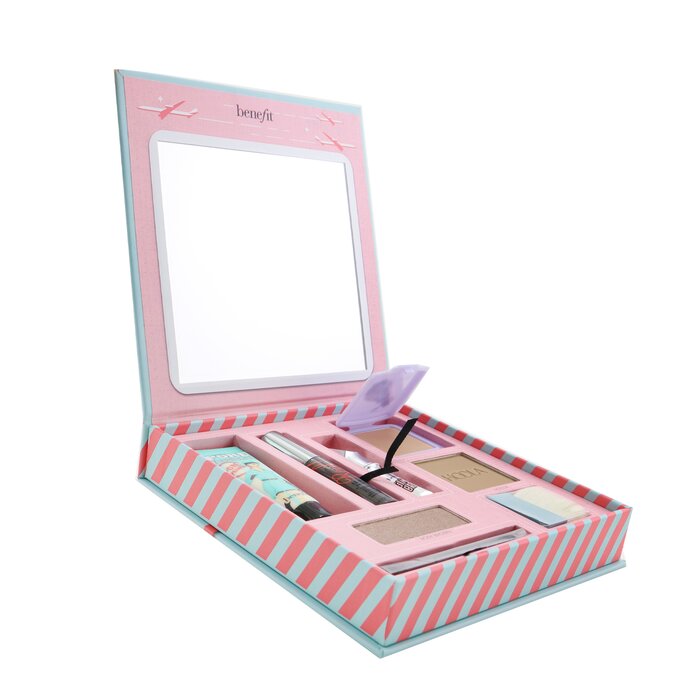 Benefit Getaway Glam Complete Palette (Primer + Bronzer + Brow Gel +Highlighter + Mascara + Eyeshadow + 2x Applicator) Picture ColorProduct Thumbnail
