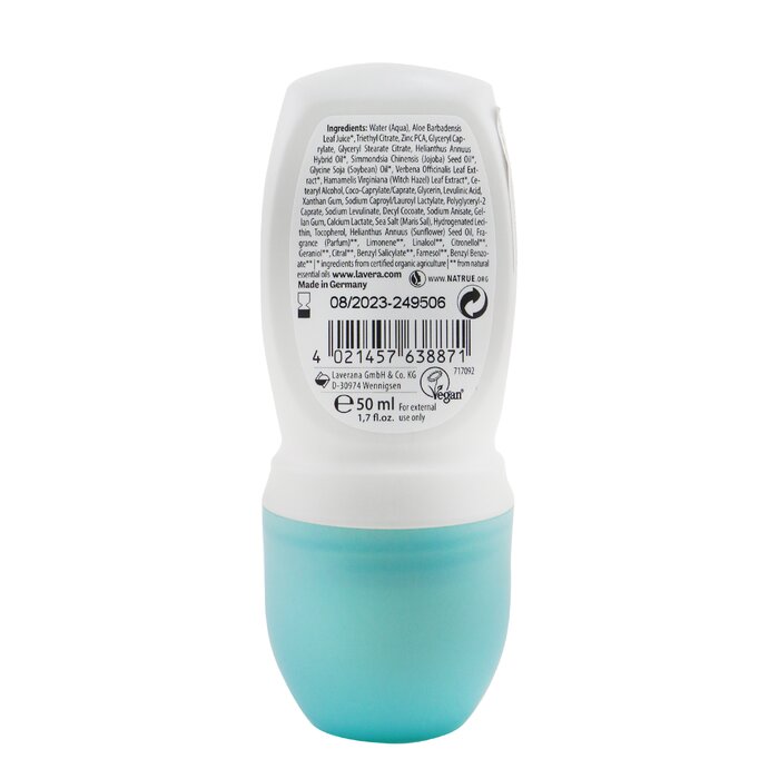 Lavera Basis Sensitiv Desodorante en Roll-On Natural & Sensible - Libre de Alcohol 50ml/1.7ozProduct Thumbnail
