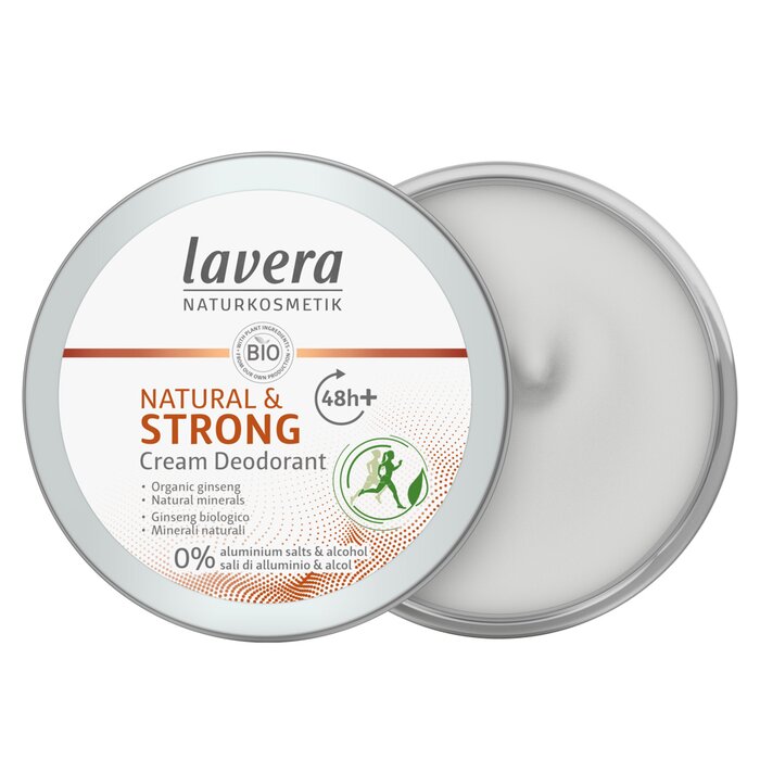 Lavera Natural & Strong Cream Deodorant - With Organic Ginseng 50ml/1.7ozProduct Thumbnail