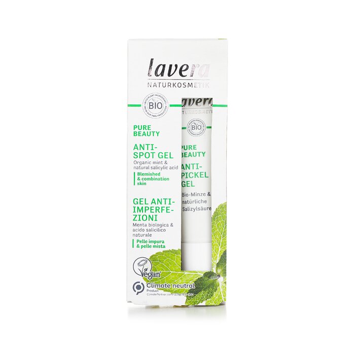 Lavera Pure Beauty Anti-Spot Gel - For Blemished & Combination Skin ג'ל נגד פצעונים 15ml/0.5ozProduct Thumbnail