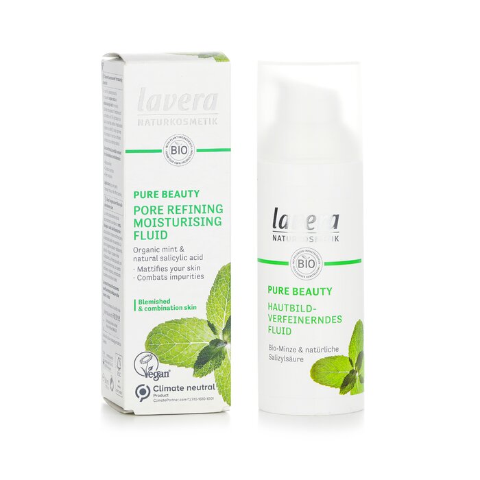 Lavera Pure Beauty Pore Refining Moisturising Fluid - For Blemished & Combination Skin 50ml/1.7ozProduct Thumbnail