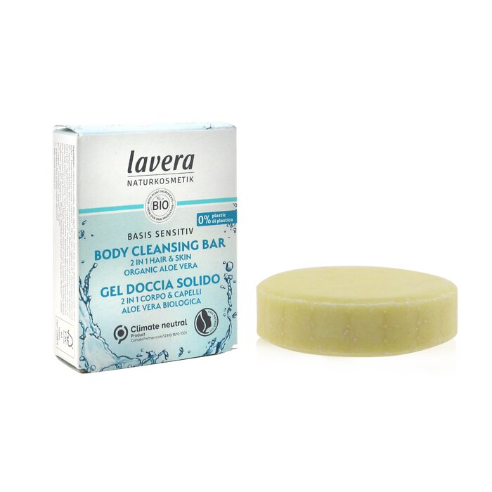 Lavera صابون منظف للشعر والبشرة 2 بـ1 Basis Sensitiv - بالألوفيرا الأورغانيك 50g/1.7ozProduct Thumbnail