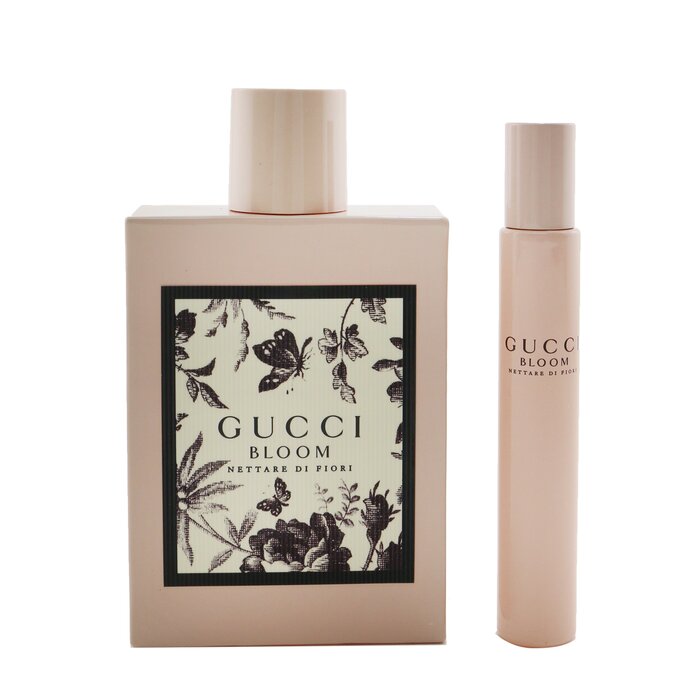 Gucci Bloom Nettare Di Fiori Coffret: או דה פרפיום אינטנס ספריי 100 מ&quot;ל + או דה פרפיום אינטנס רולראון 7.4 מ&quot;ל 2pcsProduct Thumbnail