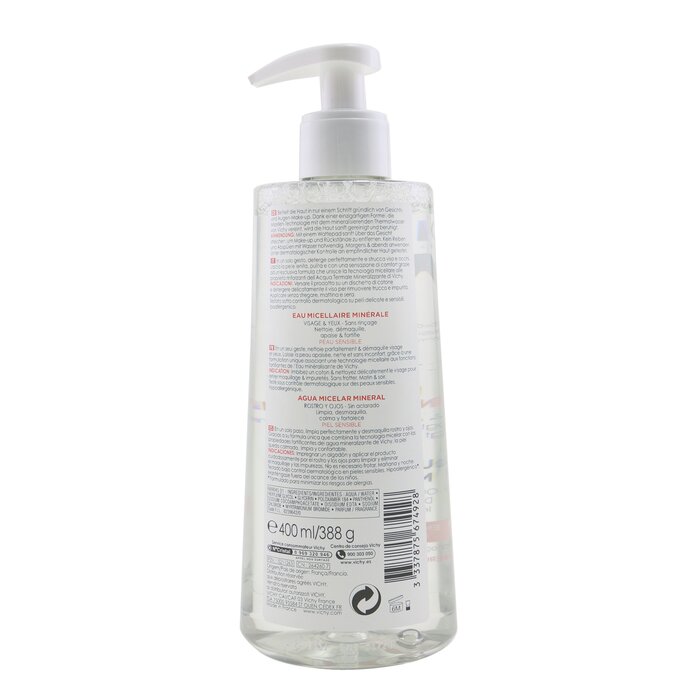 Vichy Purete Thermale Mineral Micellar Water - For Sensitive Skin 674928 400ml/13.5ozProduct Thumbnail