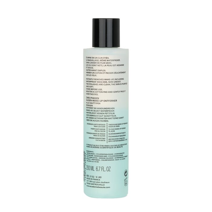 Academie Hypo-Sensible Two-Phase Make-Up Remover For Eyes 200ml/6.7ozProduct Thumbnail