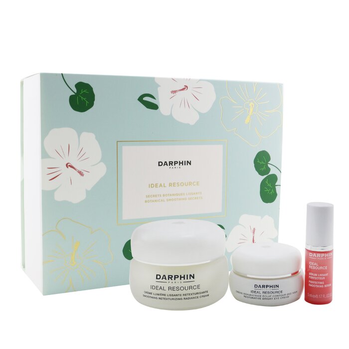 Darphin Ideal Resource Botanical Smoothing Secrets Set: Radiance Cream 50ml+ Eye Cream 15ml+ Serum 5ml 3pcsProduct Thumbnail