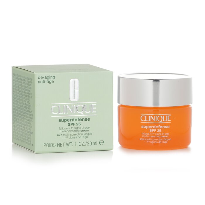 Clinique Superdefense SPF 25 Fatigue + 1st Signs Of Age Multi-Correcting Cream - Combination Oily to Oily  30ml/1ozProduct Thumbnail