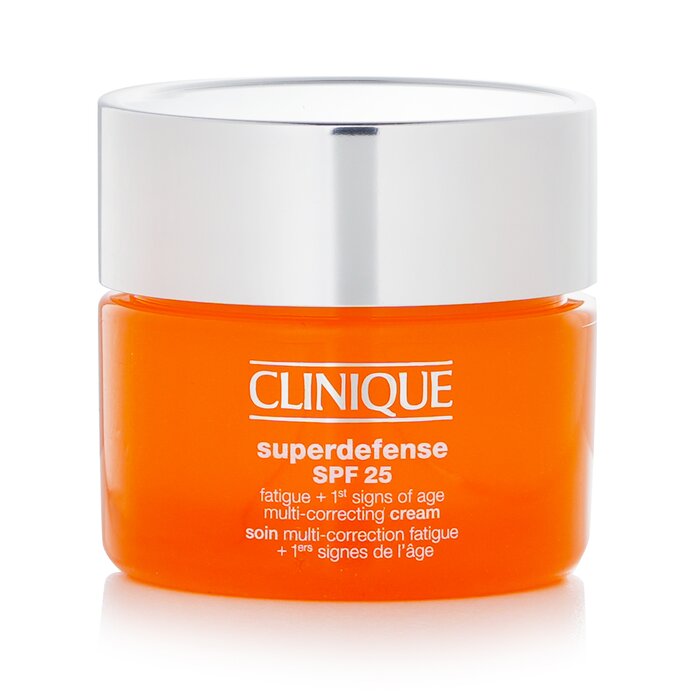 Clinique Superdefense SPF 25 Fatigue + 1st Signs Of Age Multi-Correcting Cream - Very Dry to Dry Combination  30ml/1ozProduct Thumbnail
