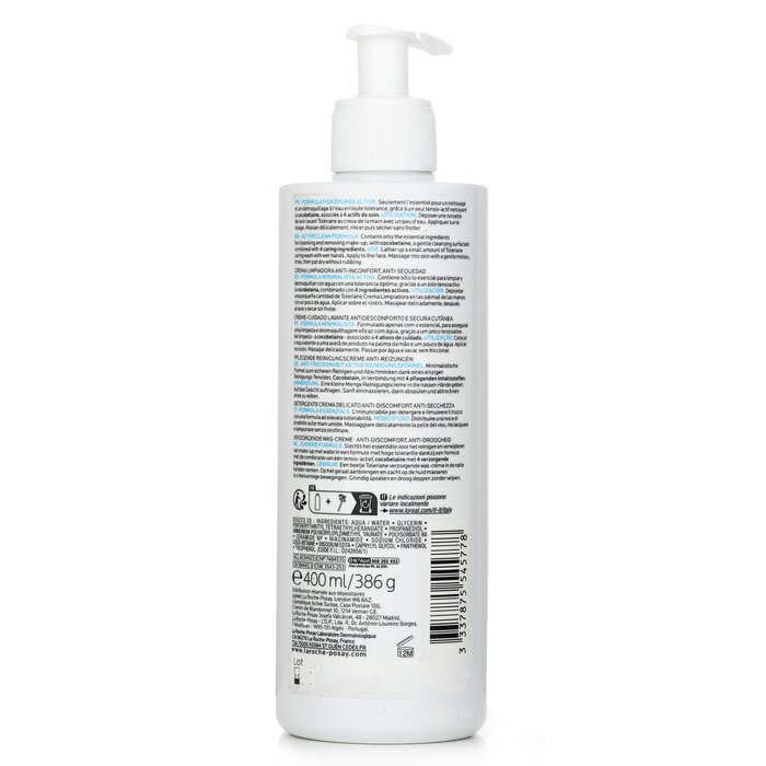 La Roche Posay Toleriane Anti-Inconforts Caring Wash - Anti-Dryness (ללא בושם) קלינסר נגד יובש 400ml/13.52ozProduct Thumbnail